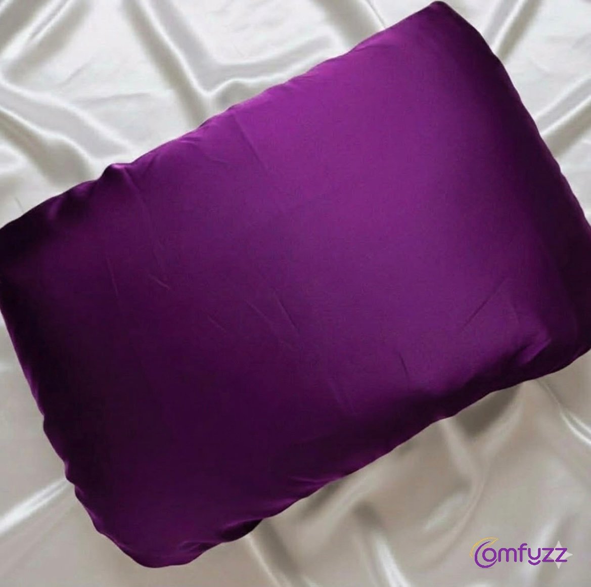 8EEC6F0D-A78C-494E-9DE9-18F0F03CDCEE Satin Travel Pillowcase - Image 1